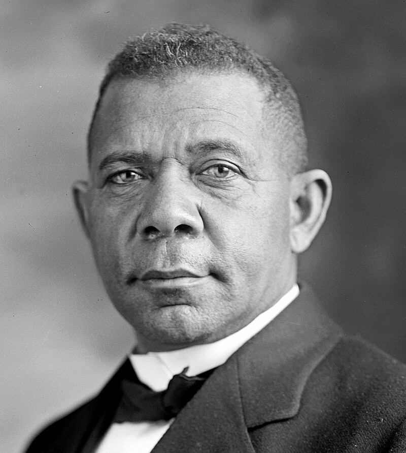 First African American to be portrayed on a U.S. postage stamp: Booker T. Washington