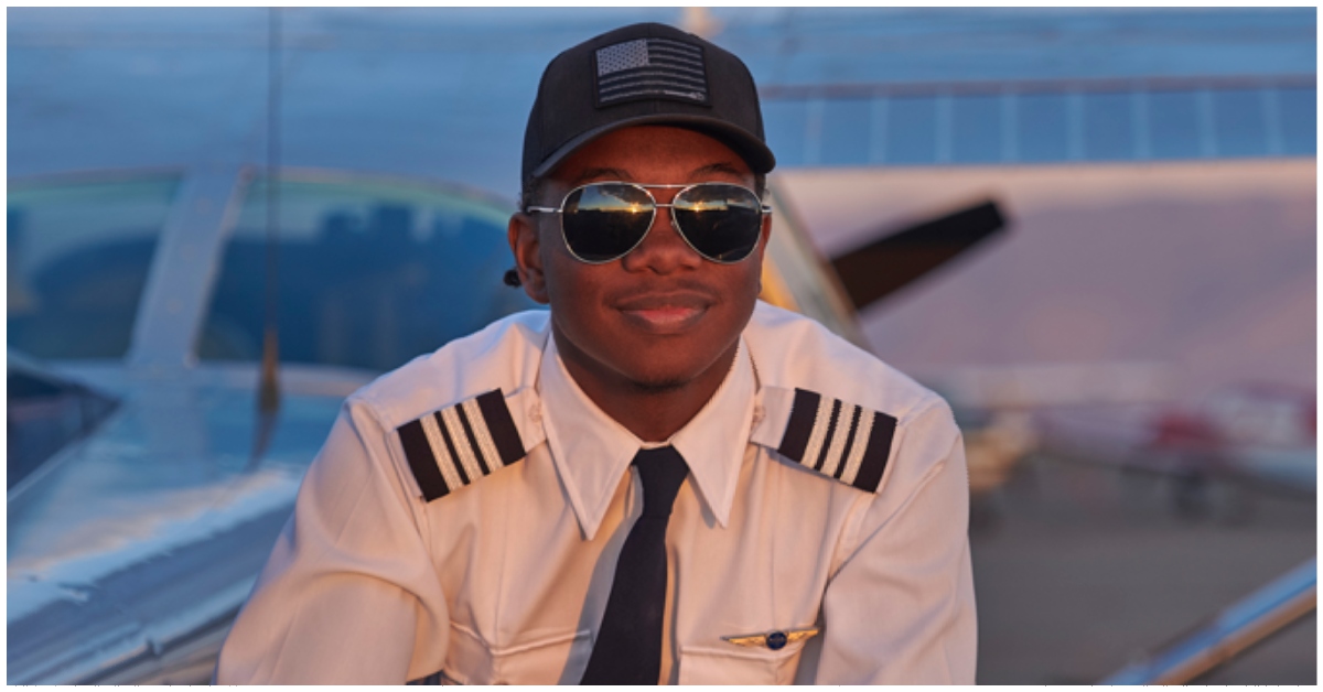 How Talented 17-Year-Old Boy Gabriel Carothers Made History As The Youngest Black Pilot In New Mexico