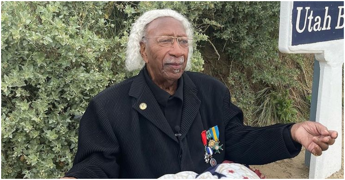 Meet Marvin Gilmore The 99-Year-Old Man Who Was One Of The First Black Men To Land On Utah Beach During Weeks Of The D-Day Invasion In WWII