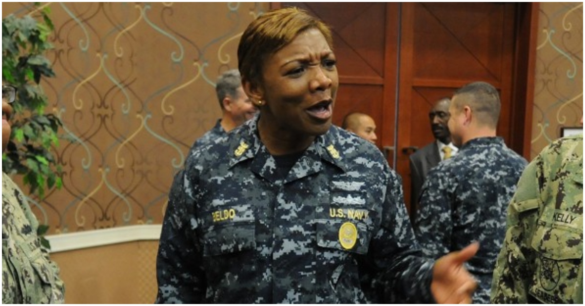 How April D. Beldo Trailblazed As The First Female Command Master Chief Of An Aircraft Carrier