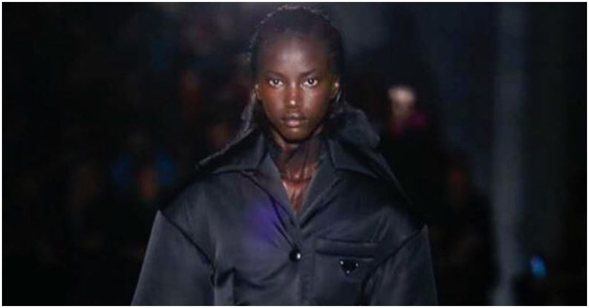 How South Sudanese Model Anok Yai Made History As The First Black Woman To Open A Prada Fashion House Show In 21 Years