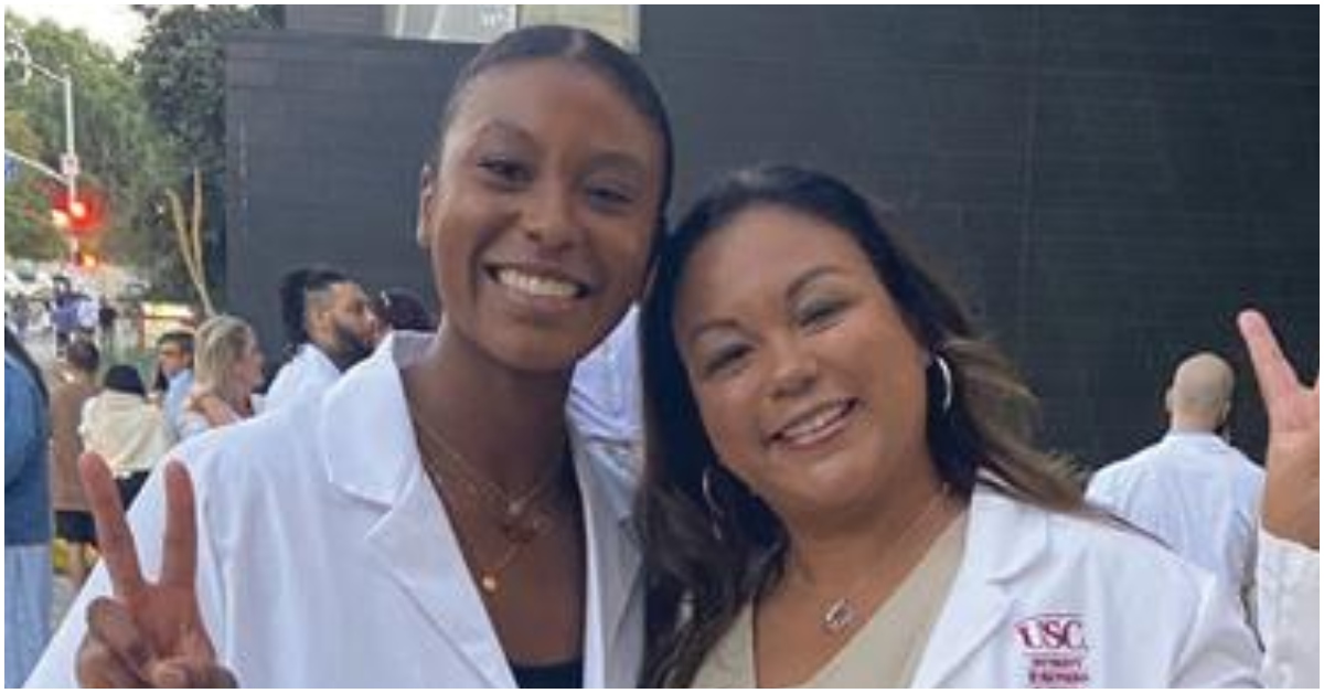 Meet Kimberly Bozart-Dow, PT, DPT, And Ravin Rhodes, SPT — The First Black Mother-Daughter Pair To Graduate From The USC BKN & PT DPT Program