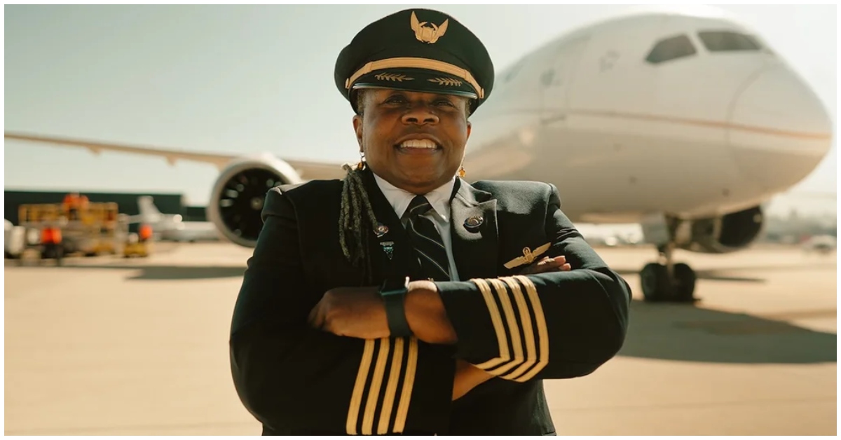 United Airlines' First Black Female Pilot, Theresa Claiborne
