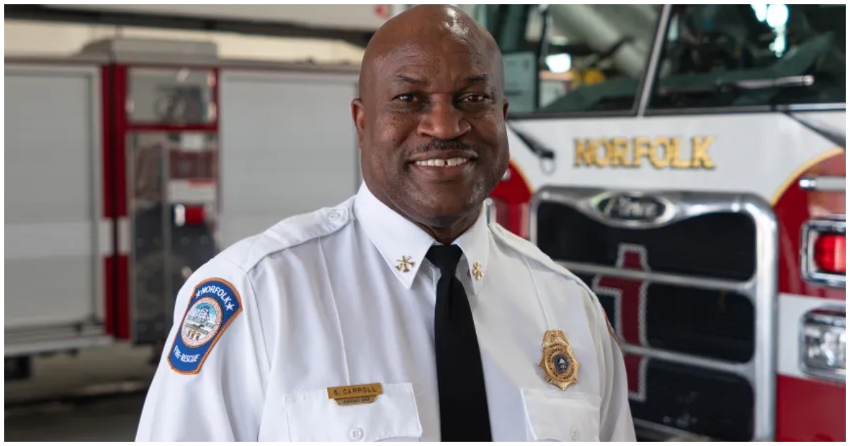 Sidney Carroll Becomes Norfolk Fire-Rescue’s First Black Fire Chief in 150 Years
