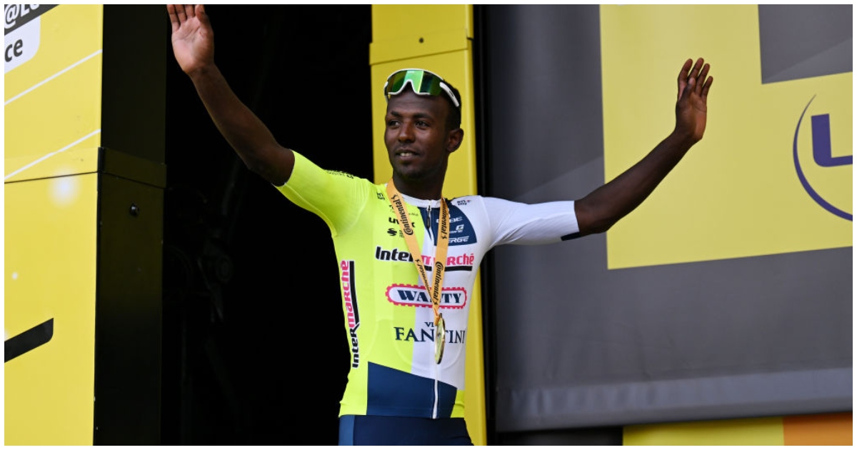 Biniam Girmay Makes History as the First Black African to Win a Tour de France Stage, Claiming Victory in a Thrilling Sprint Finish in Turin