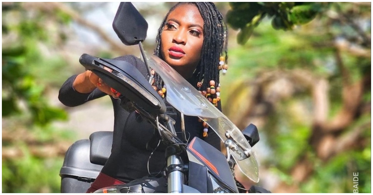 Nigerian woman solo bike ride Kenya to Lagos