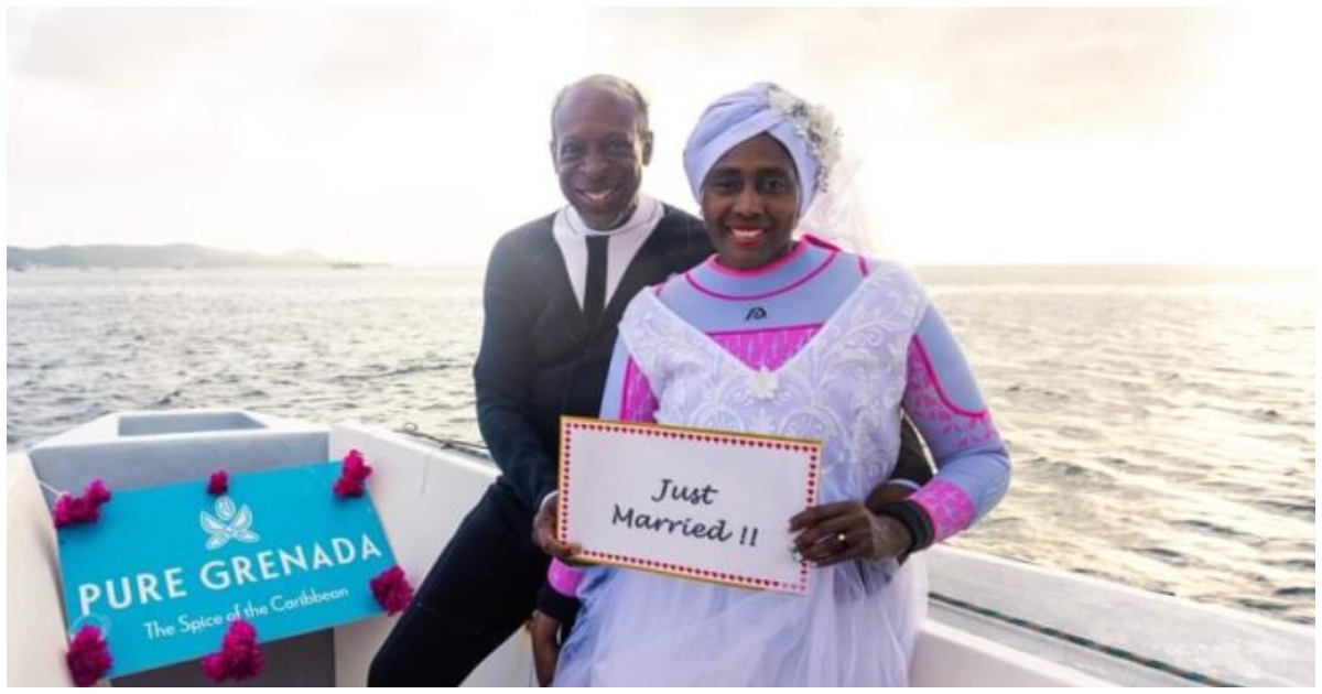 Arthur and Kim Miller Dive into History as First Black Couple to Marry Underwater in Grenada’s Unique Chapel