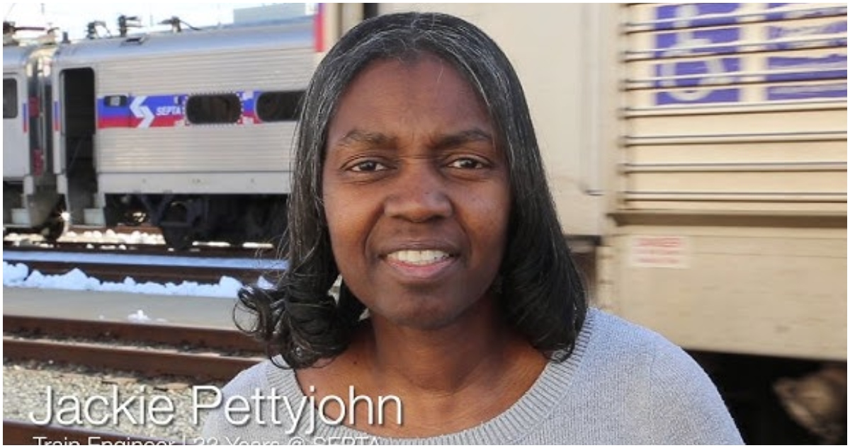 Jackie Pettyjohn SEPTA first female engineer retirement