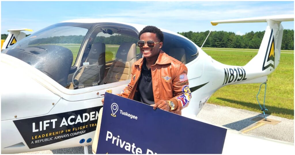 Tuskegee Student Earns Pilot License