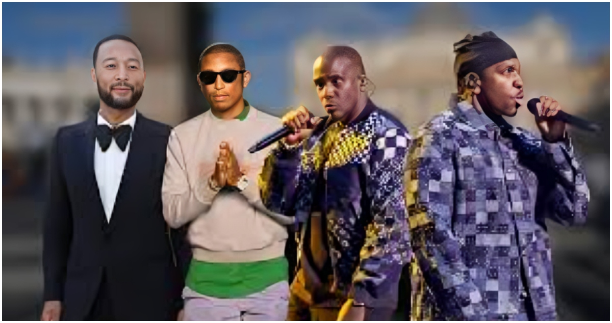 Clipse and John Legend Perform at Vatican’s Grace for the World