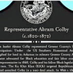Abram Colby Honored with First Greene County Marker
