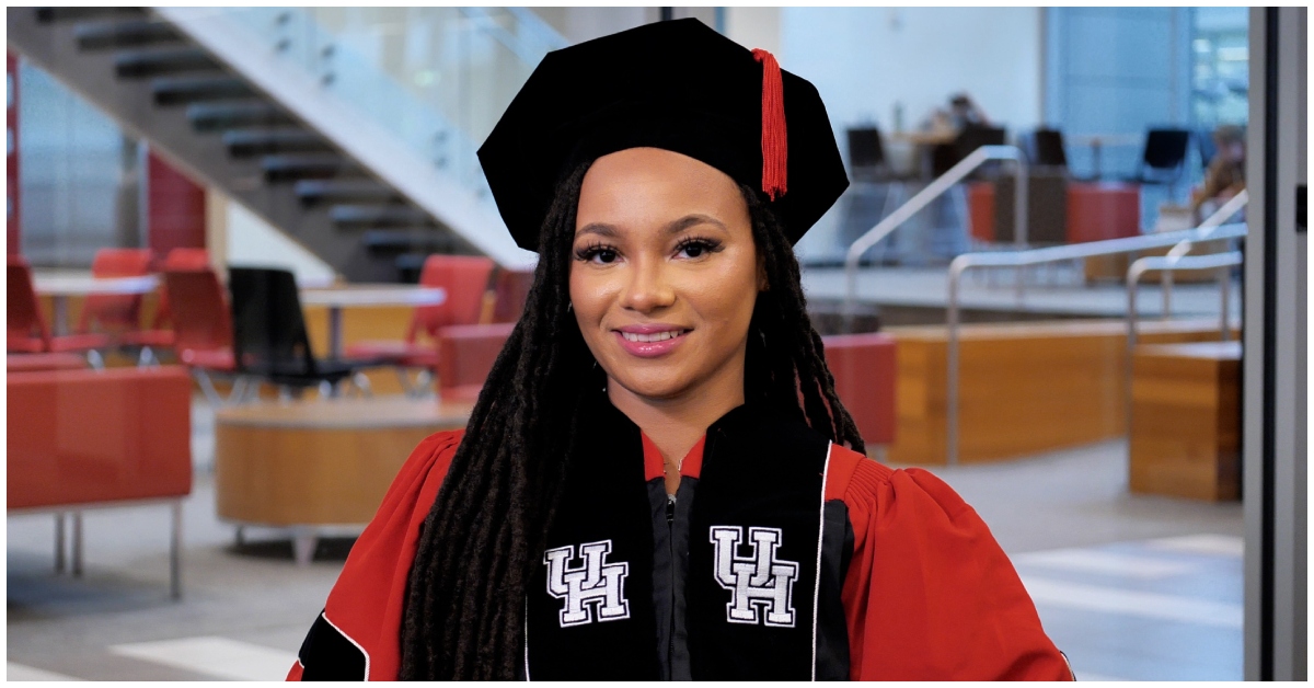 First Student in University of Houston Records to Become Youngest PhD Graduate at Age 23, Salenah Cartier Completes Journey That Began at 17