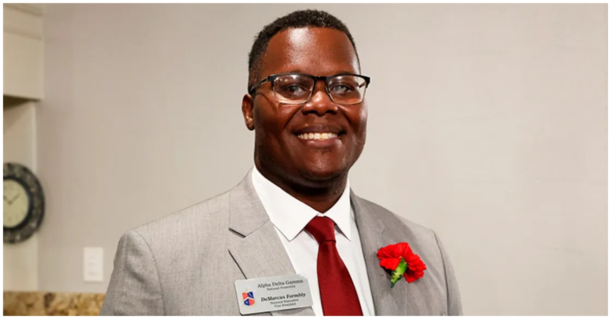 DeMarcus Formbly Named Alpha Delta Gamma’s First Black National President After Years of Fraternity Leadership